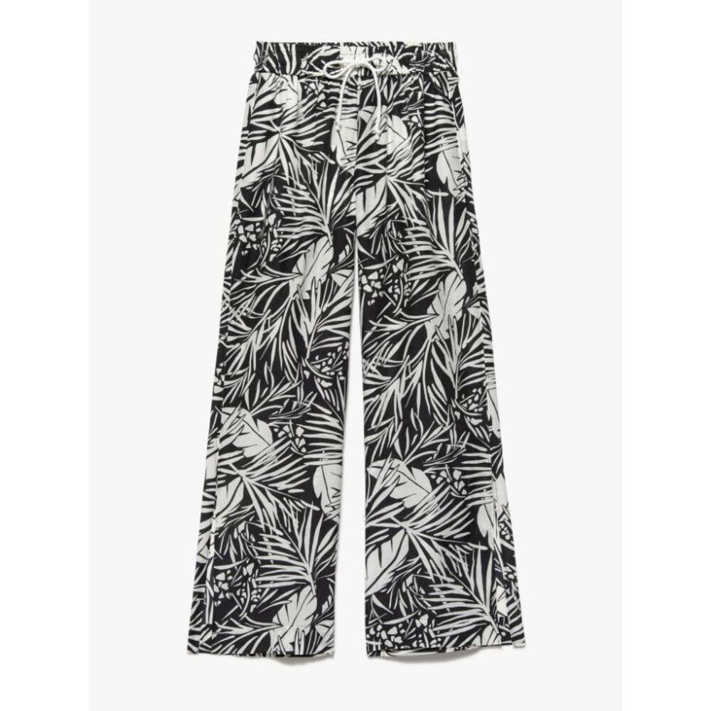 Frame Palm Printed Drawstring Lounge Pants Size X… - image 1